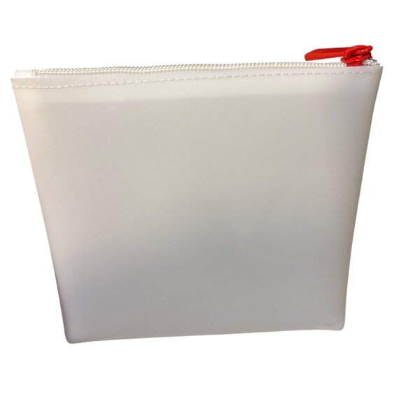 Josie Maran White Zipper Pouch Bag - Picture 3 of 4